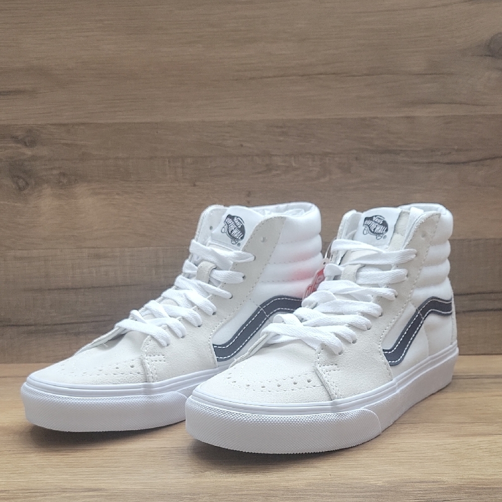 Van's SK8-Hi Brand new in the box no lid authentic uper textile and leather .